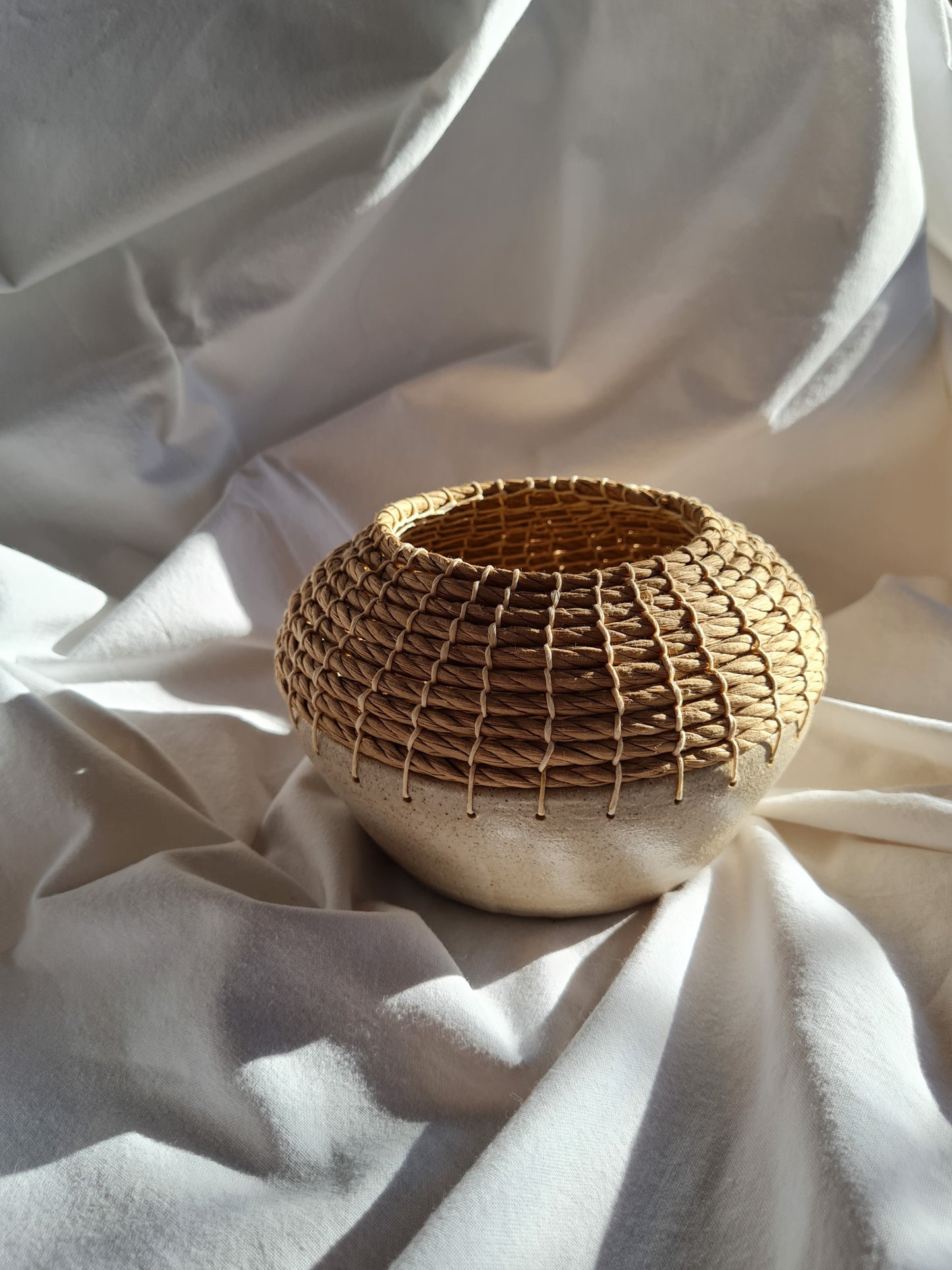 Handmade Ceramic Bowl - Light