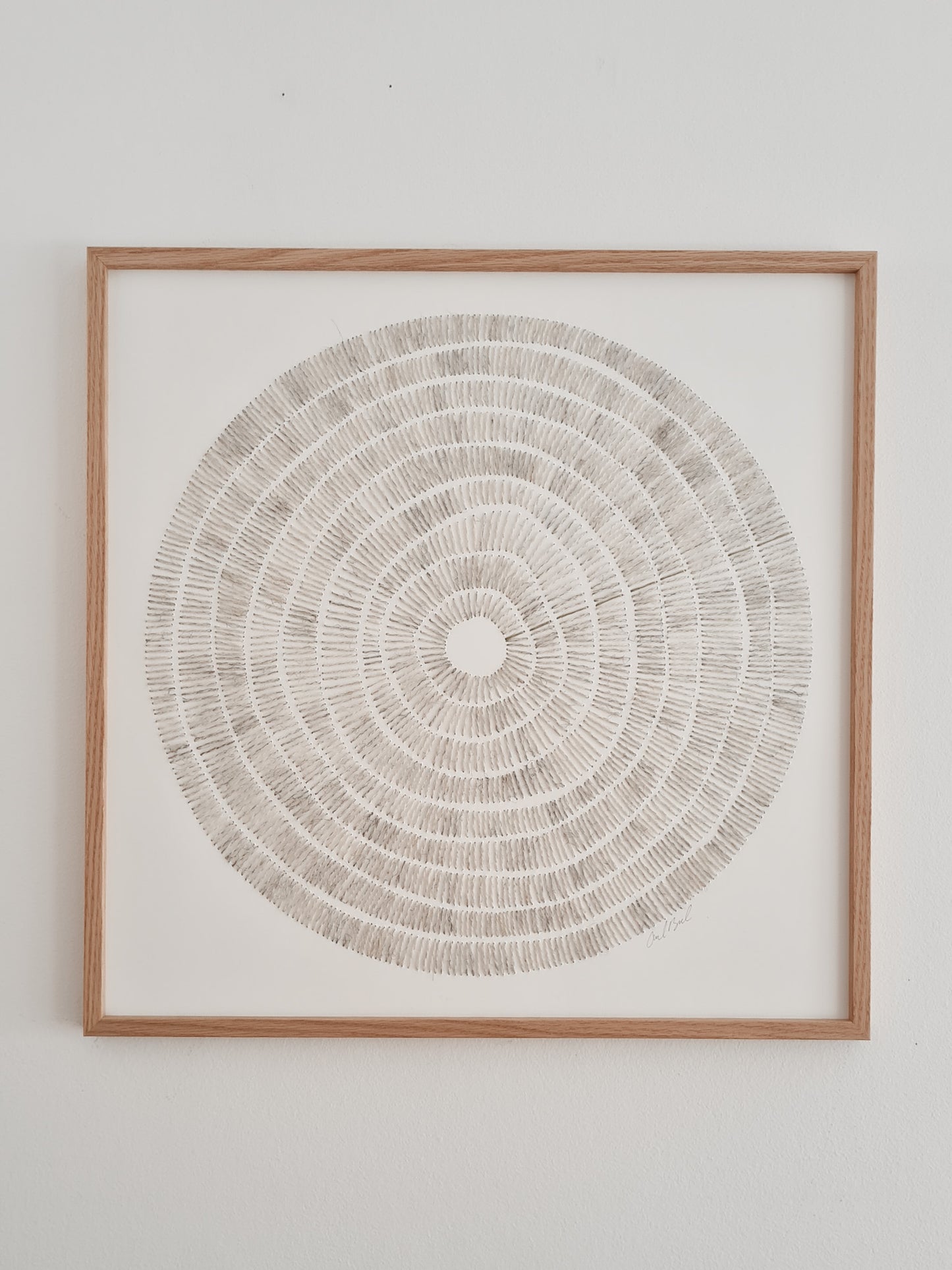 Paper embroidery (1018.01) - 50x50cm