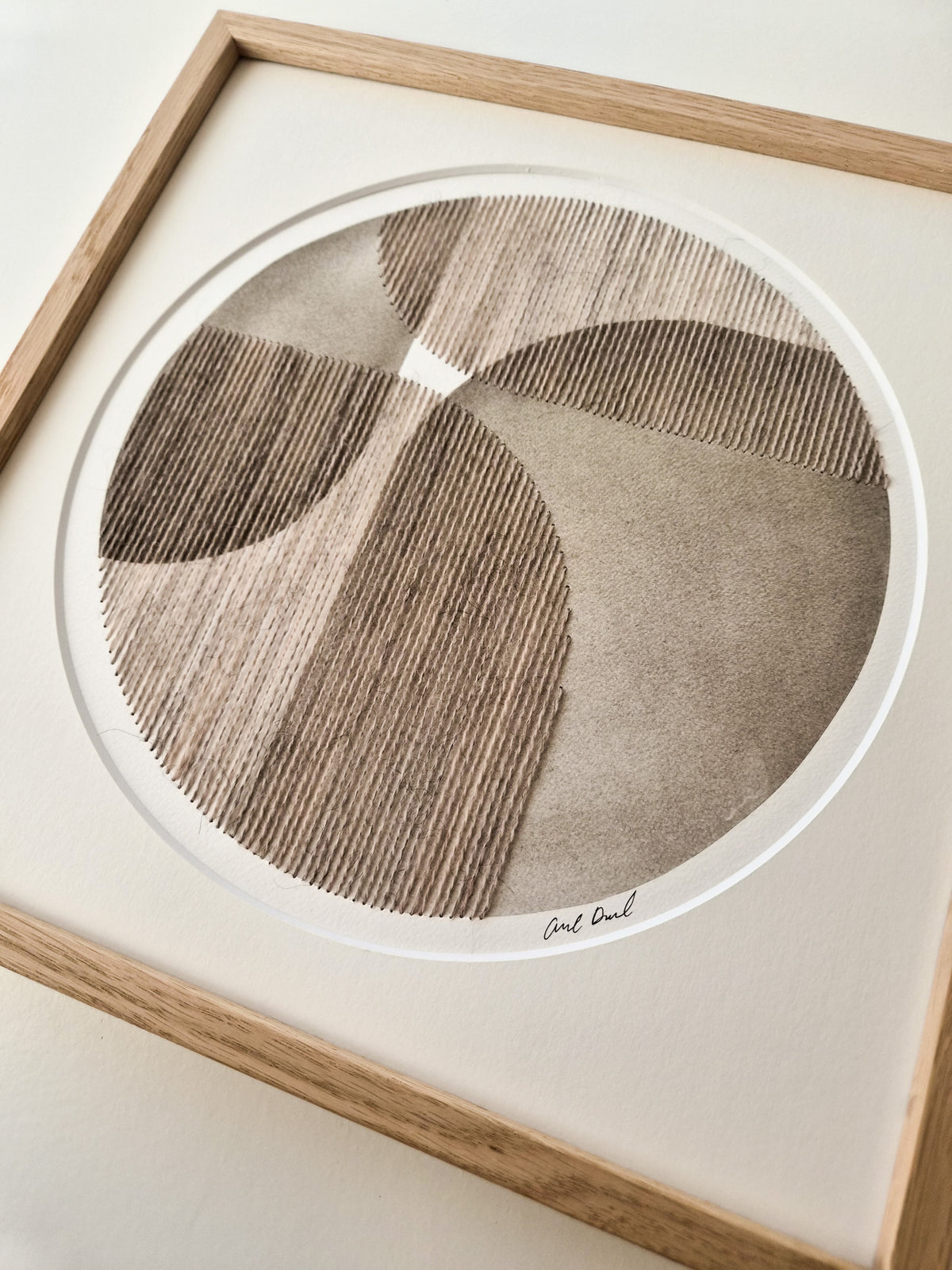 Paper embroidery (1026.04) - 30x30cm