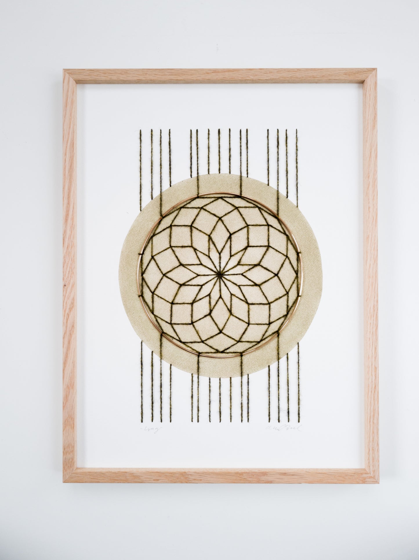Paper embroidery (0605.01) - 30x40cm