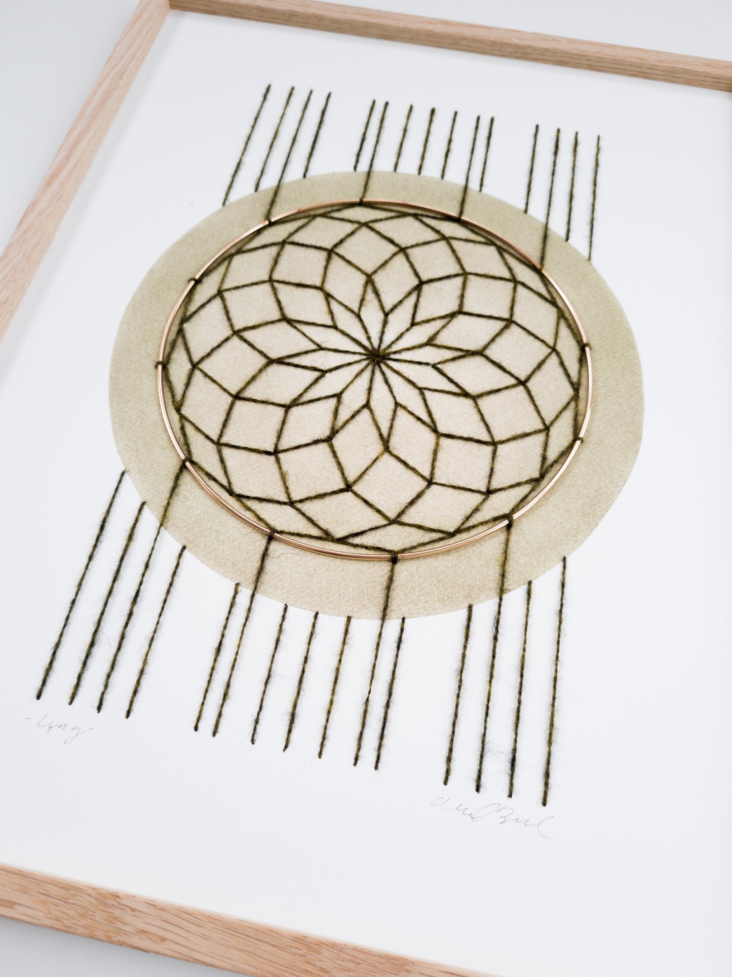 Paper embroidery (0605.01) - 30x40cm