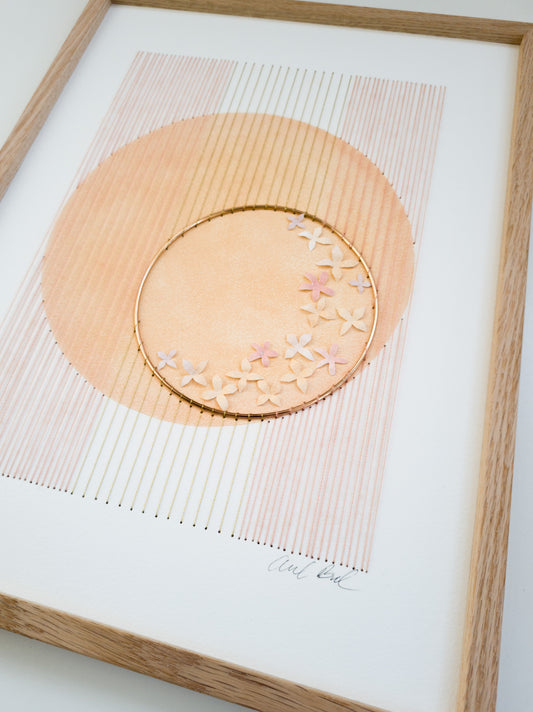 Paper embroidery (1114.02) - 30x40cm