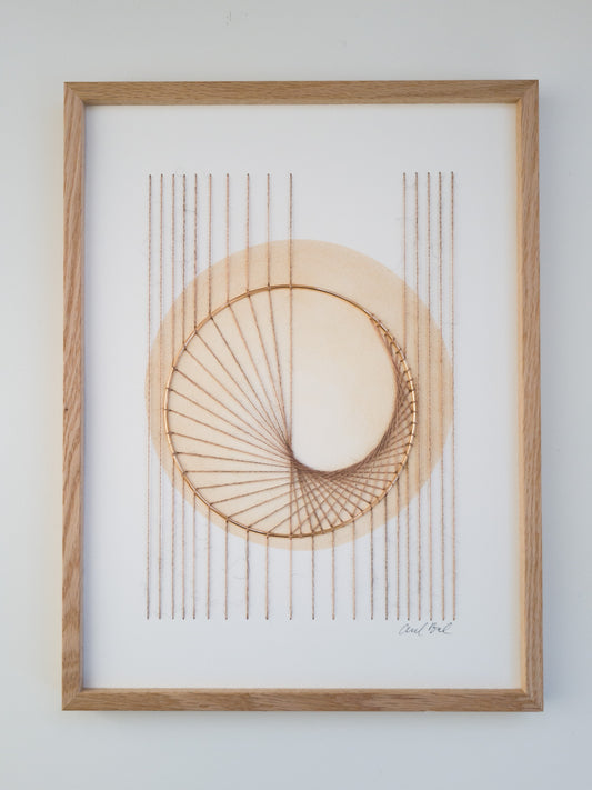 Paper embroidery (1114.04) - 30x40cm