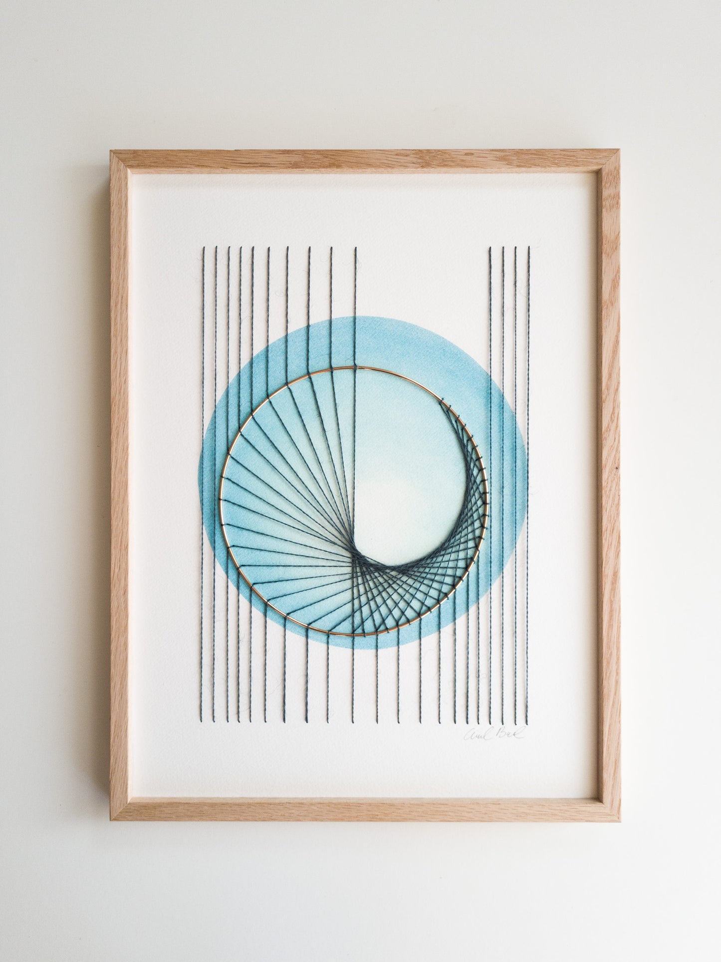 Paper embroidery (1114.07) - 30x40cm