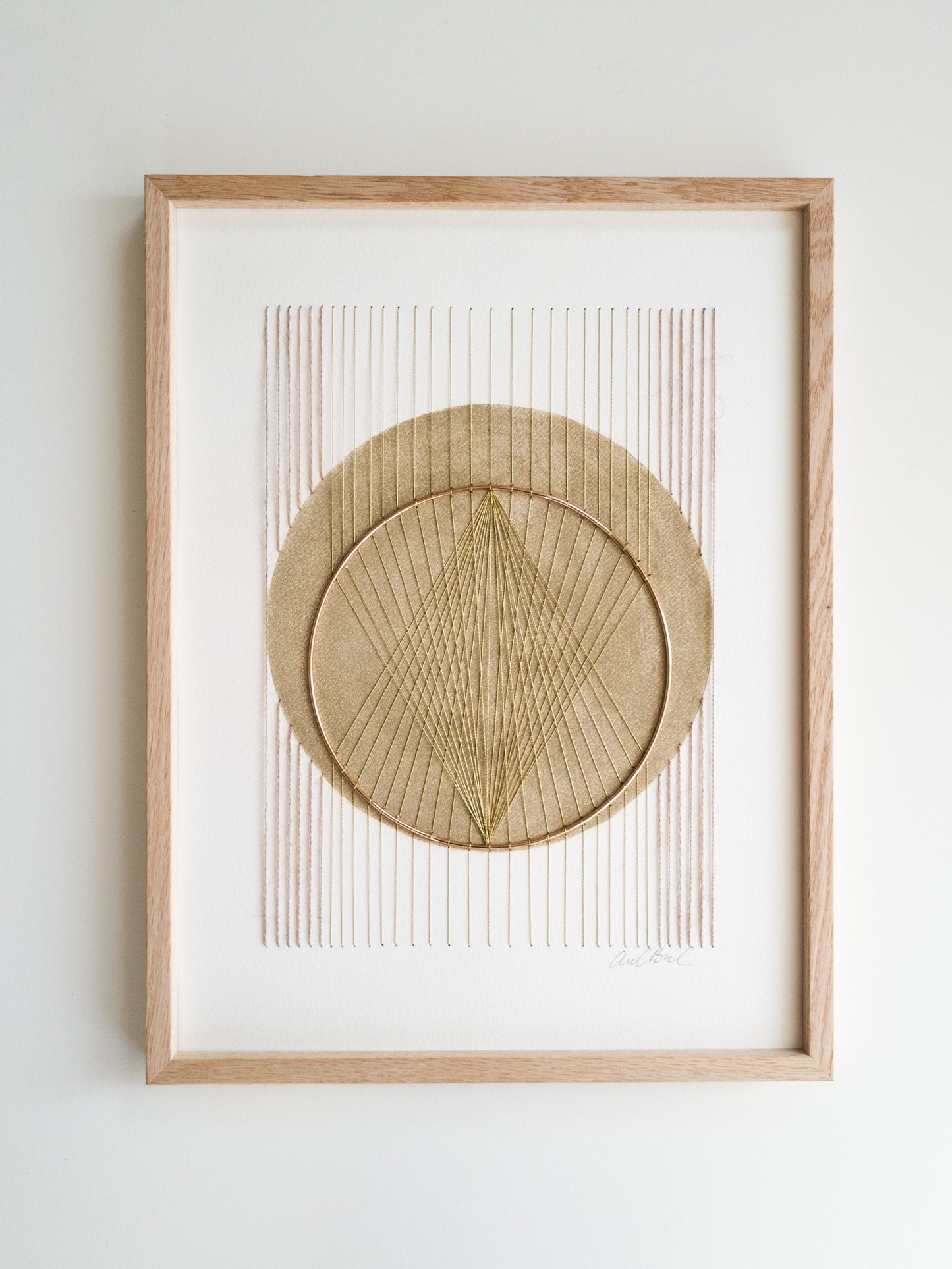 Paper embroidery (1114.09) - 30x40cm