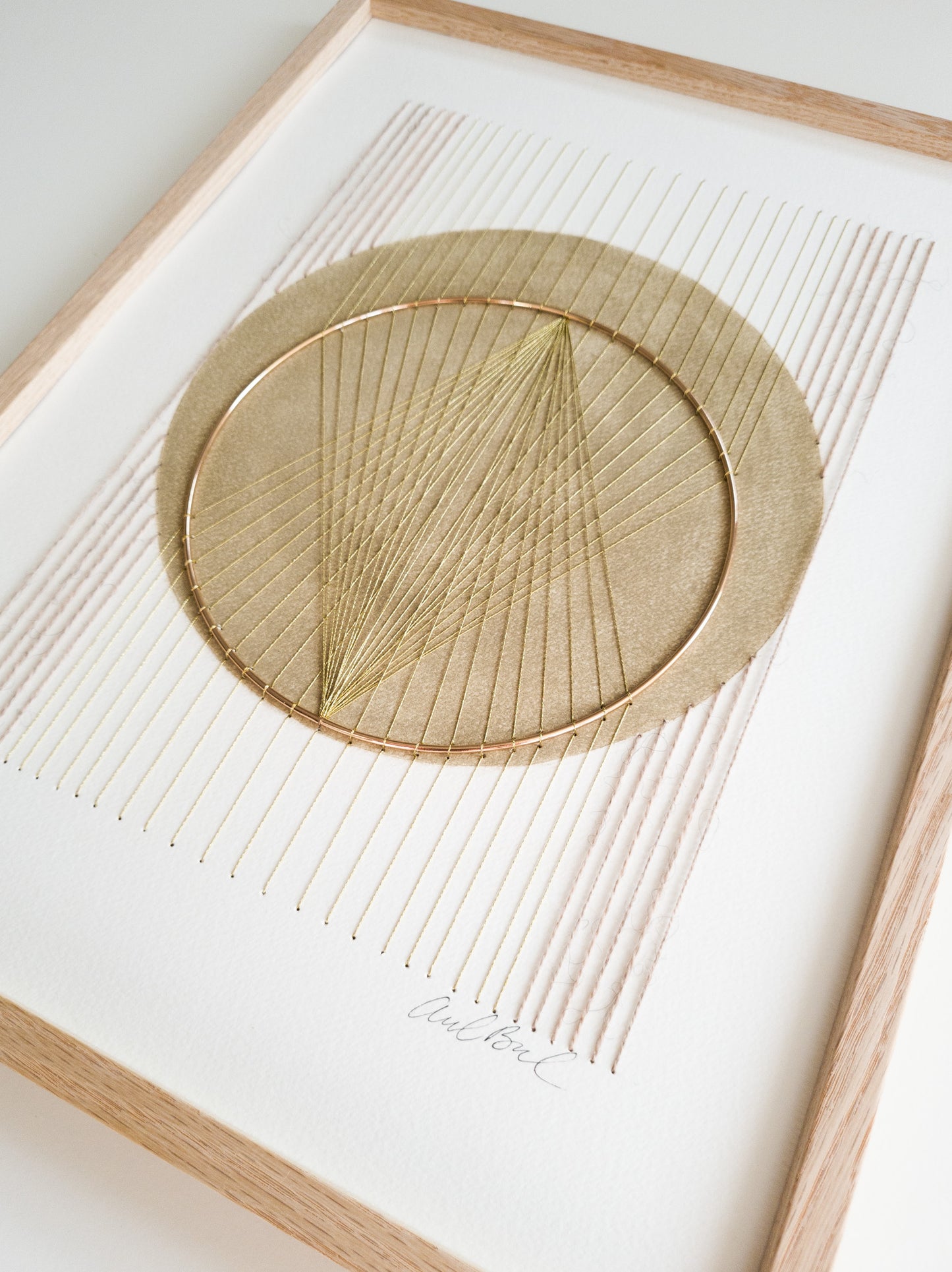 Paper embroidery (1114.09) - 30x40cm