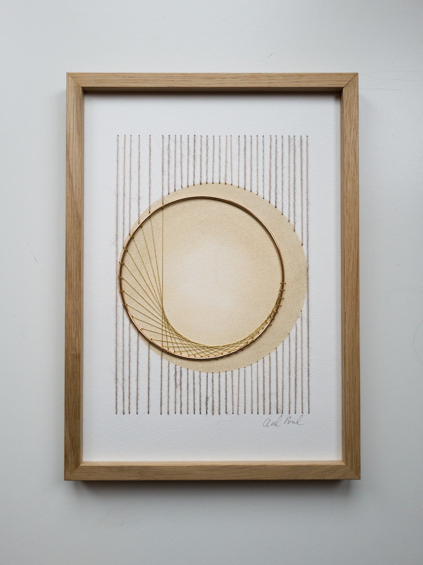 Paper Embroidery - Golden Colours
