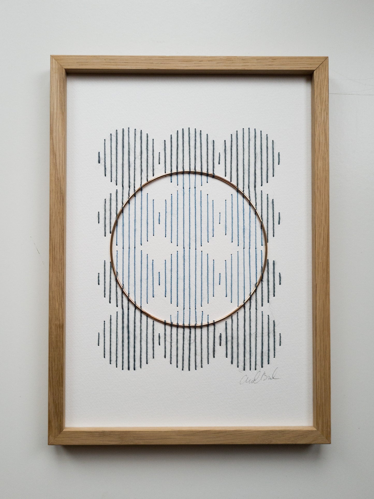 Paper Embroidery A4 - Arctic Blue Bloom