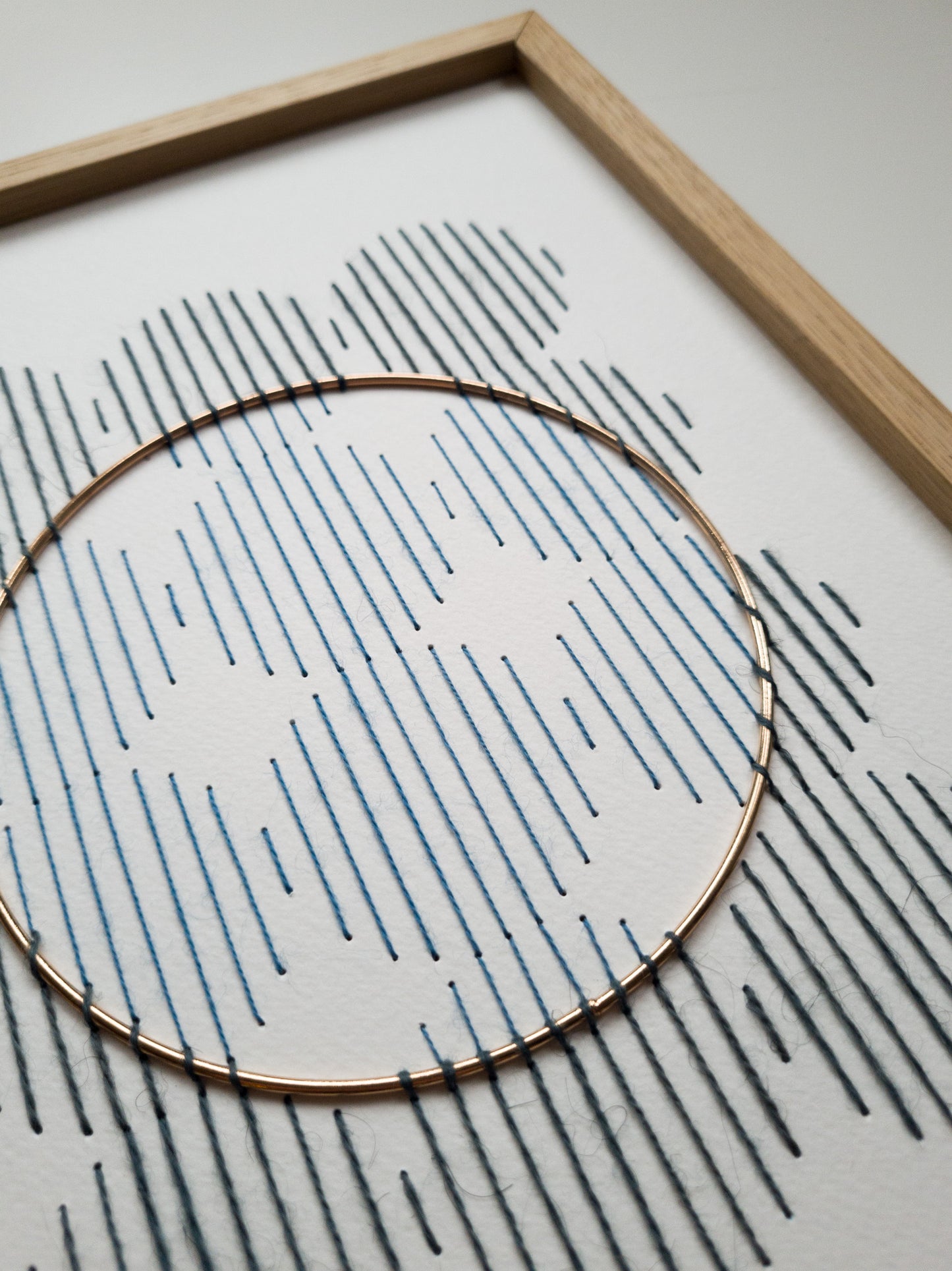 Paper Embroidery A4 - Arctic Blue Bloom