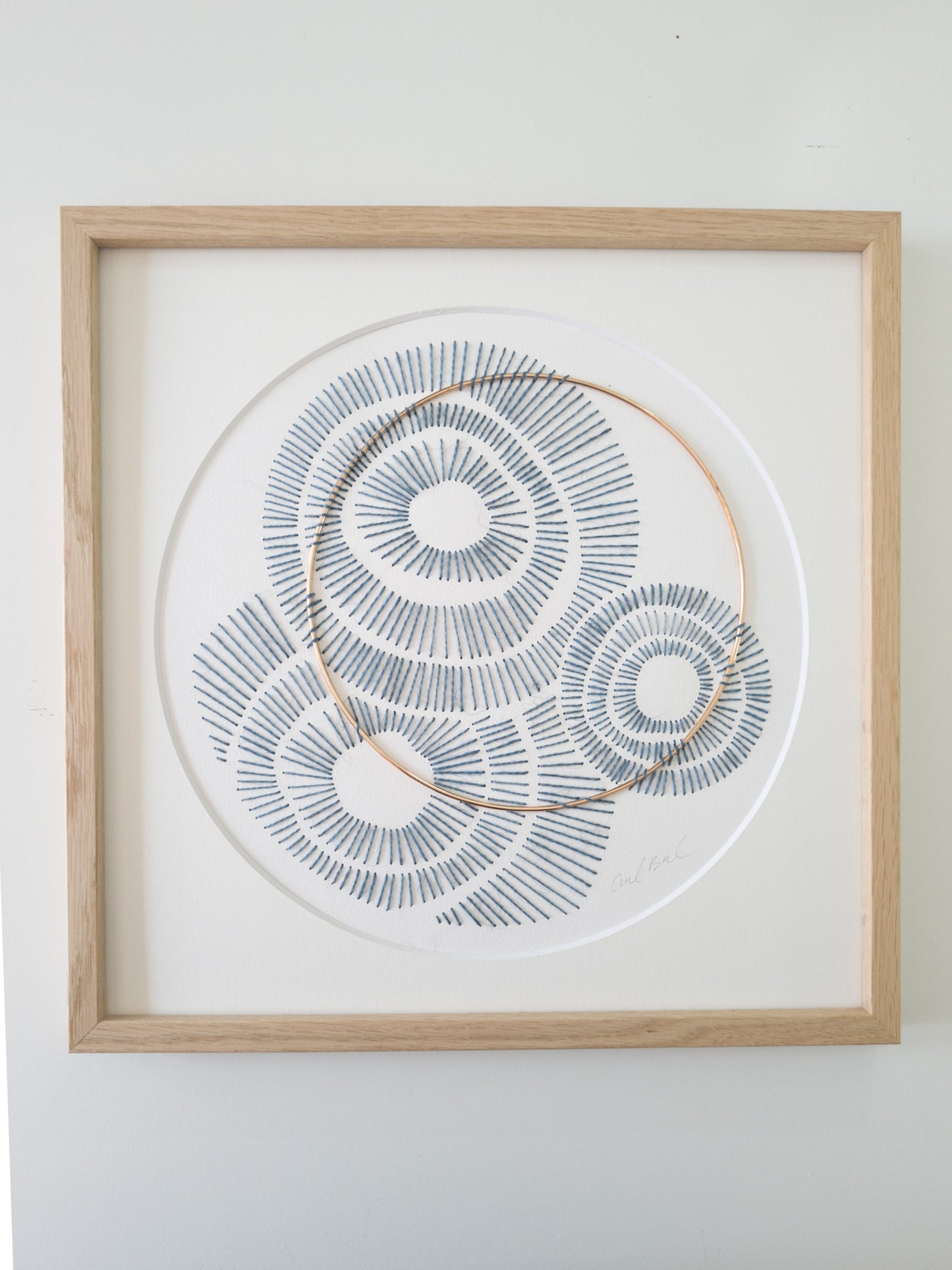 Paper embroidery (0809.01) - 30x30cm