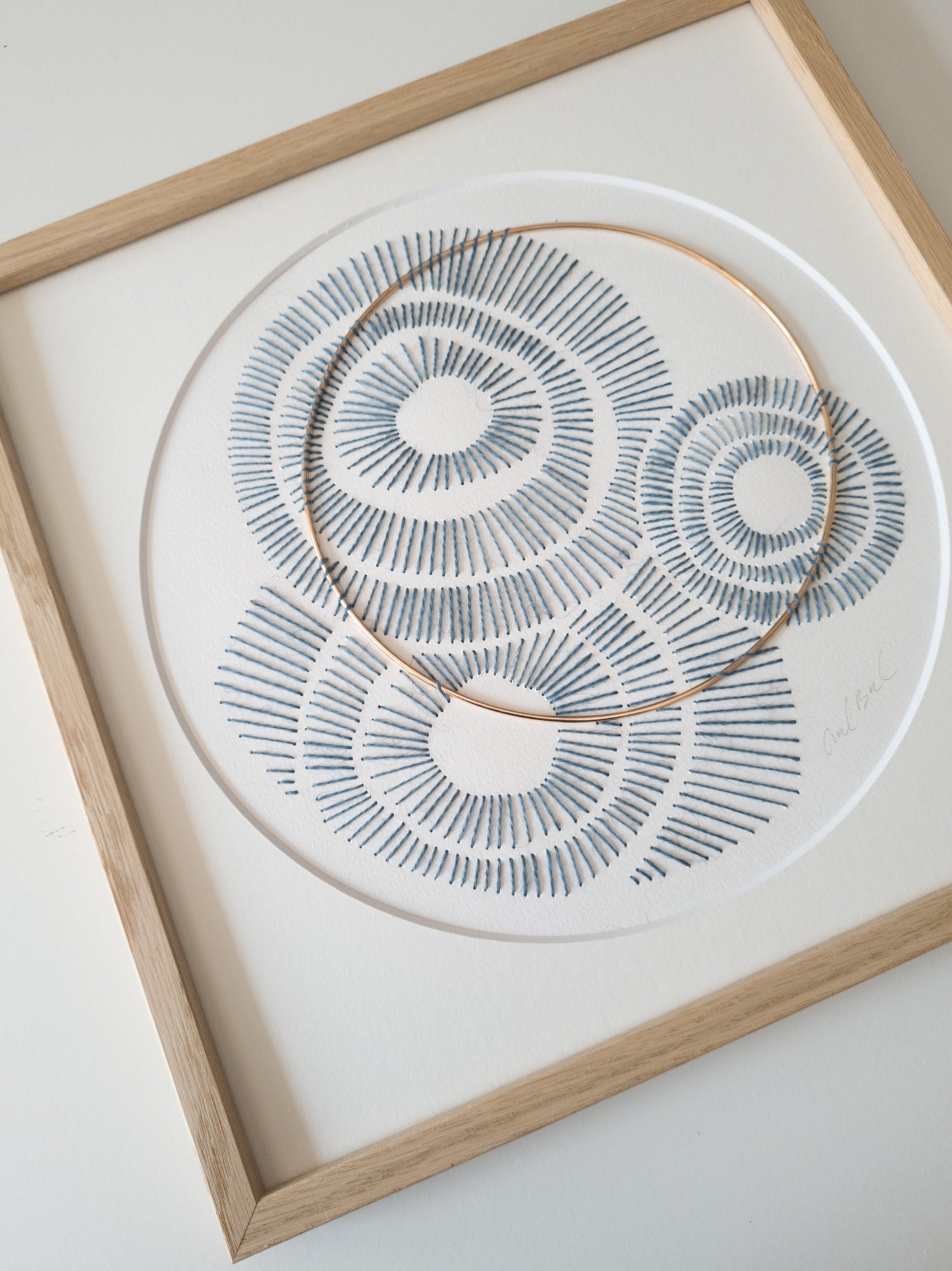 Paper embroidery (0809.01) - 30x30cm