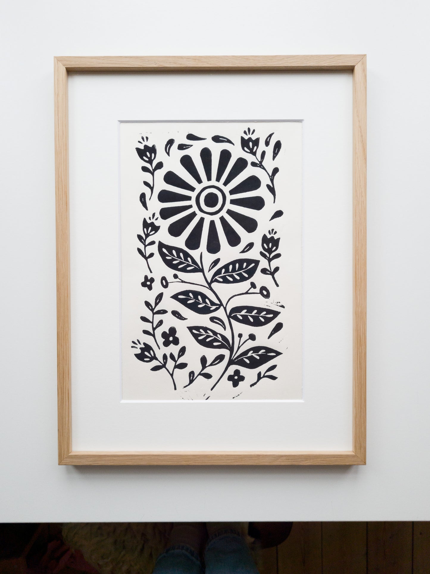 Bloom (Black) - 30x40cm