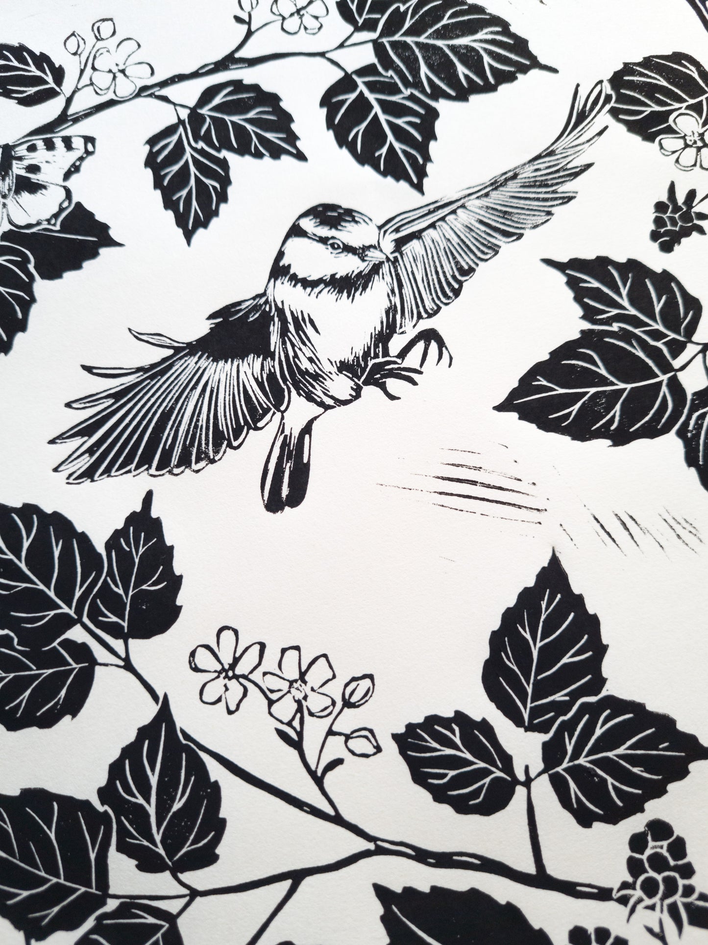 The Wild Garden (Black) - 40x50cm