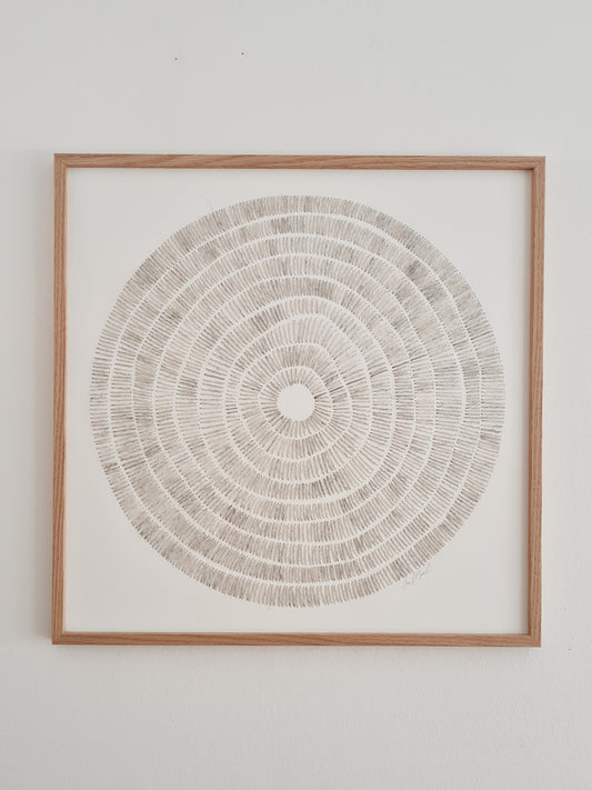 Paper embroidery (1018.01) - 50x50cm