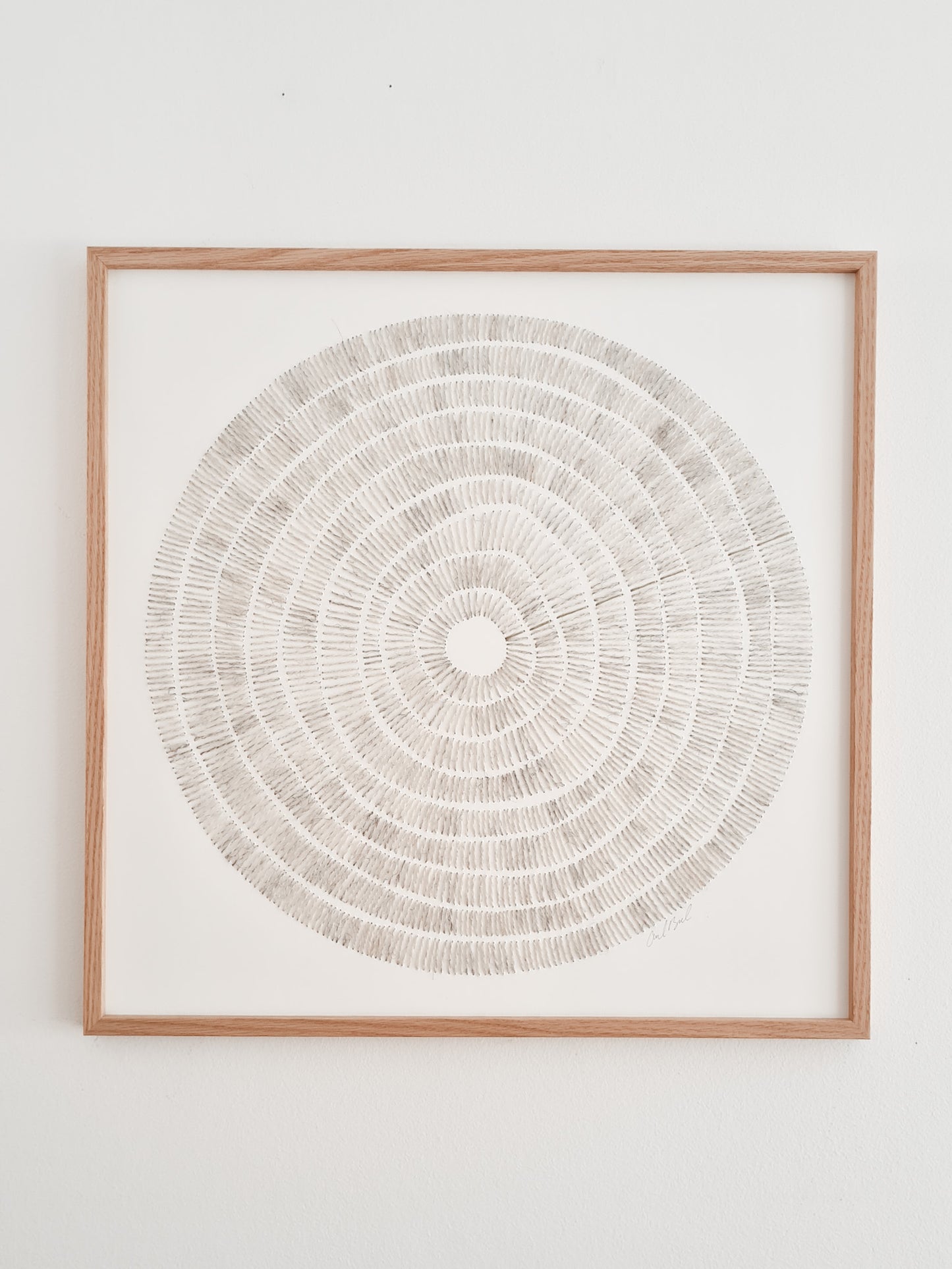 Paper embroidery (1018.01) - 50x50cm