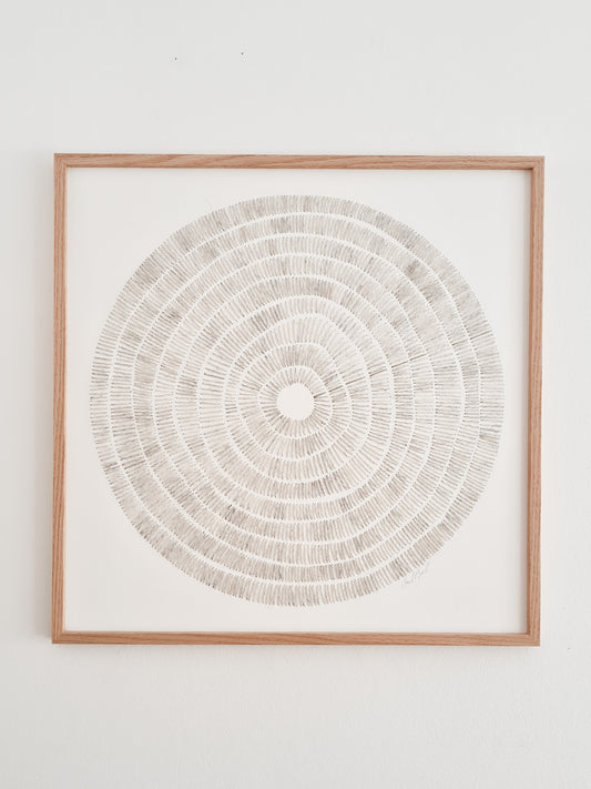 Paper embroidery (1018.01) - 50x50cm