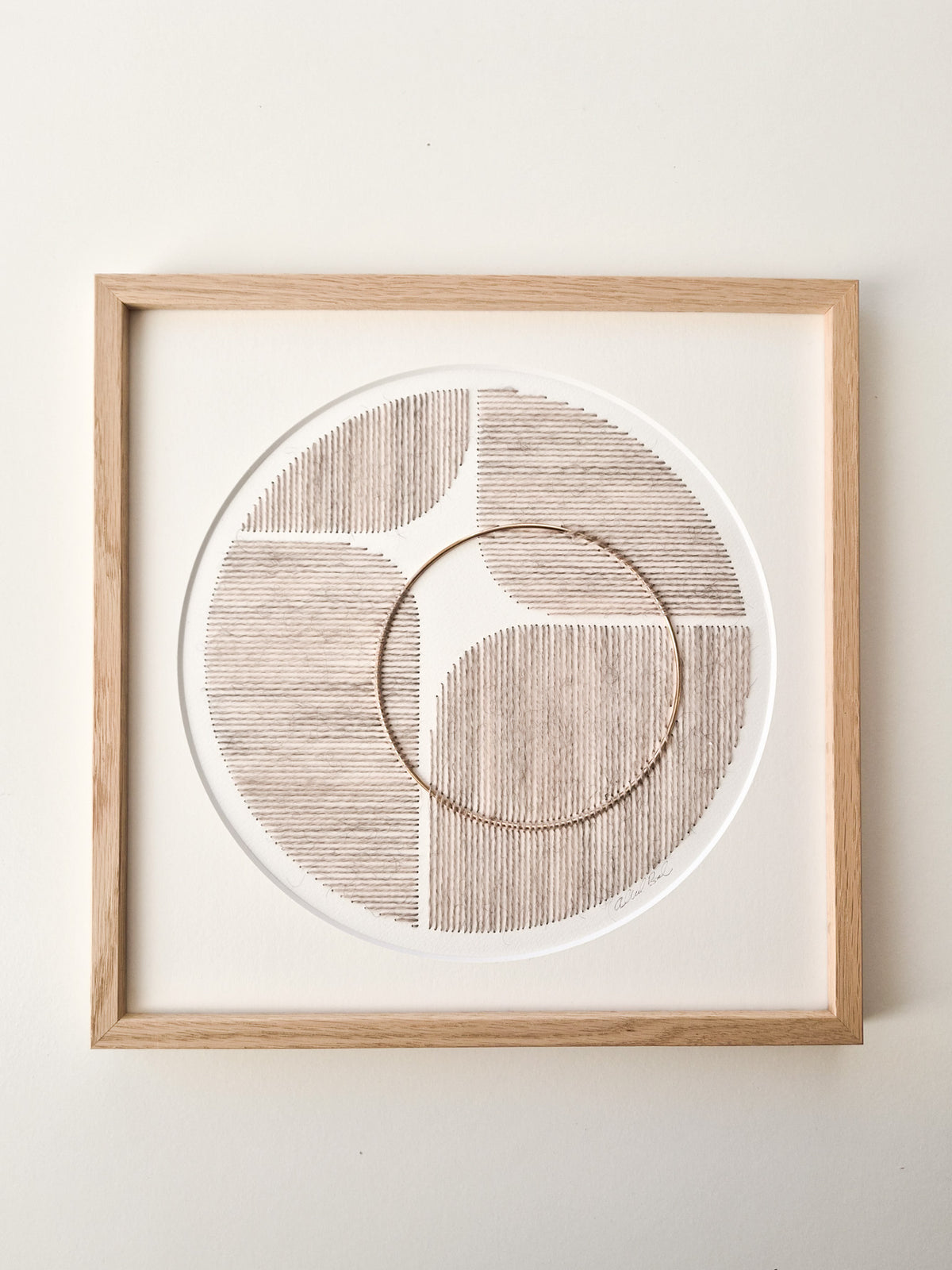 Paper embroidery (1026.02) - 30x30cm