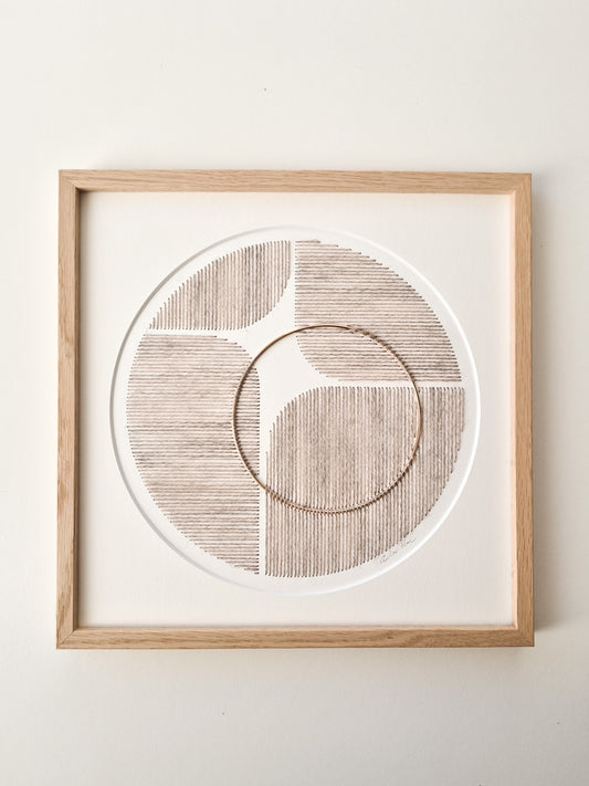 Paper embroidery (1026.02) - 30x30cm