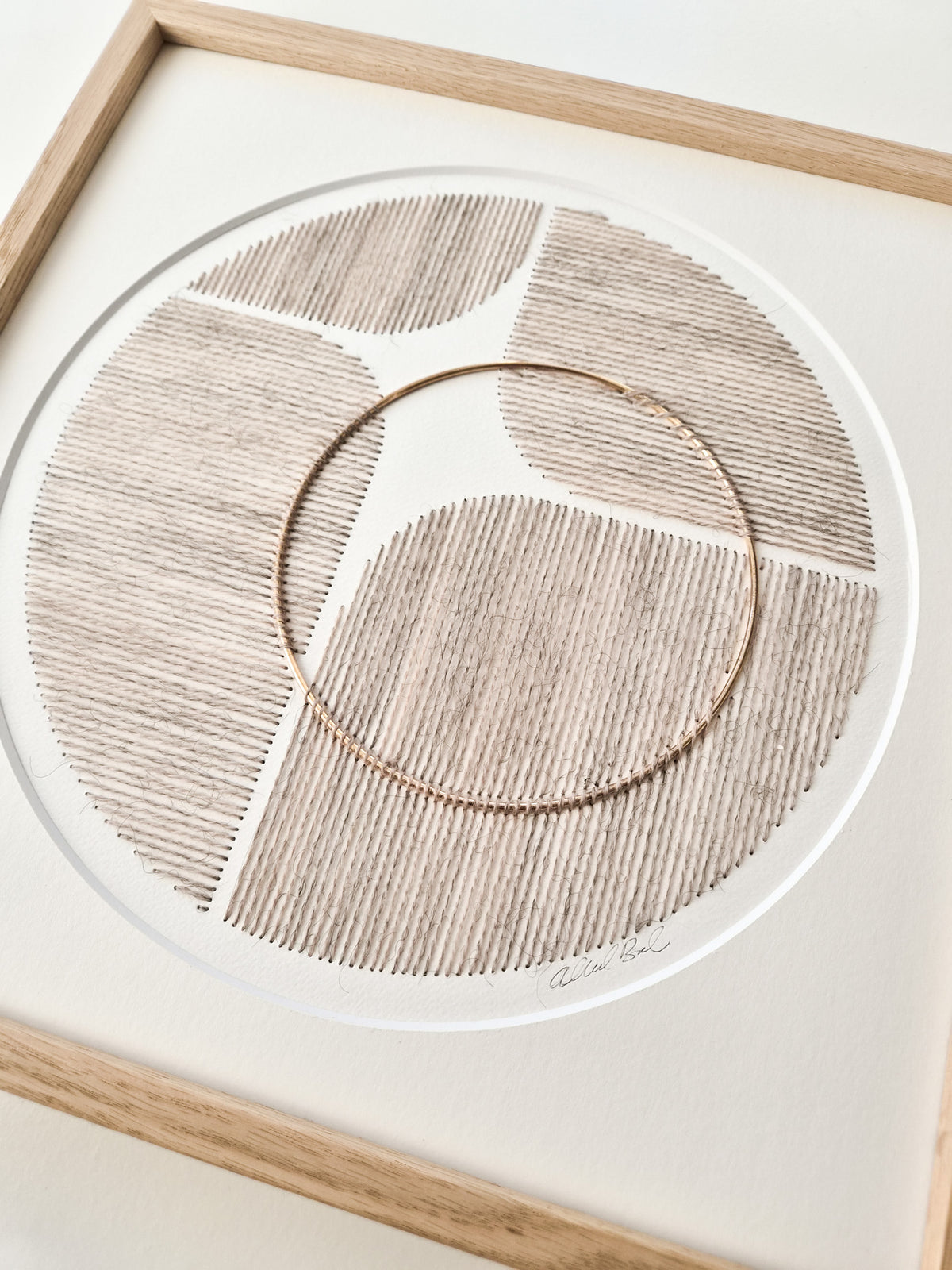 Paper embroidery (1026.02) - 30x30cm