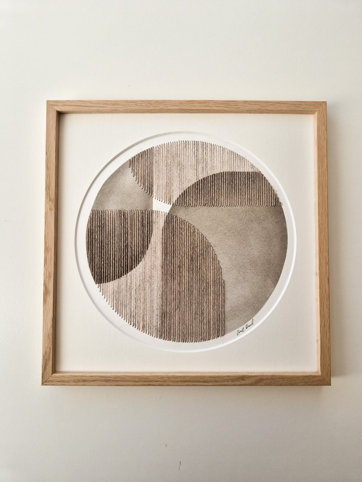 Paper embroidery (1026.04) - 30x30cm