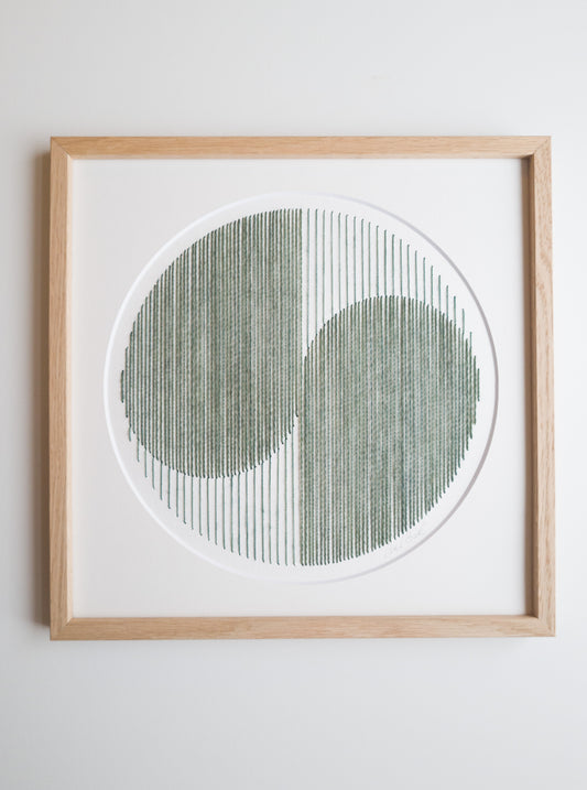 Paper embroidery (0809.02) - 30x30cm