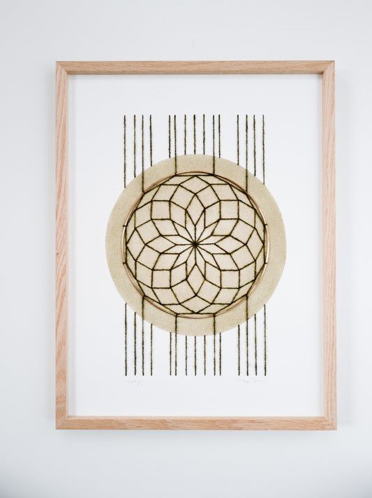 Paper embroidery (0605.01) - 30x40cm