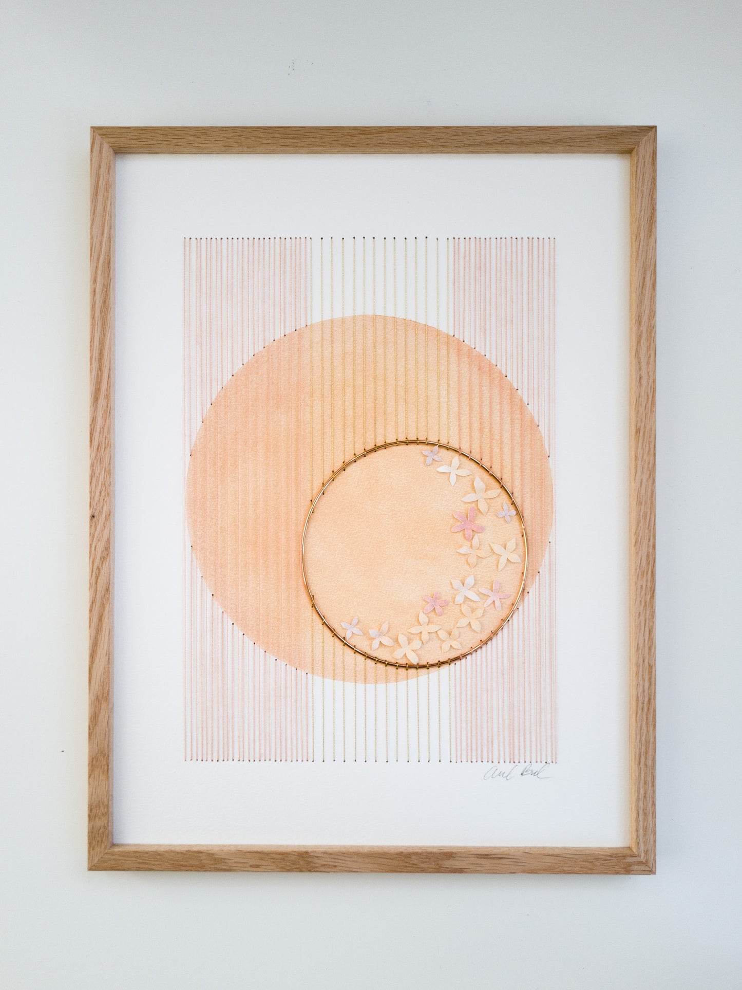 Paper embroidery (1114.02) - 30x40cm