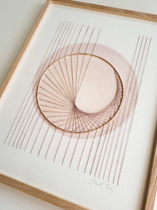 Paper embroidery (1114.06) - 30x40cm