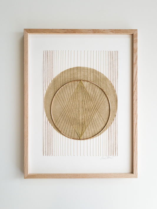 Paper embroidery (1114.09) - 30x40cm