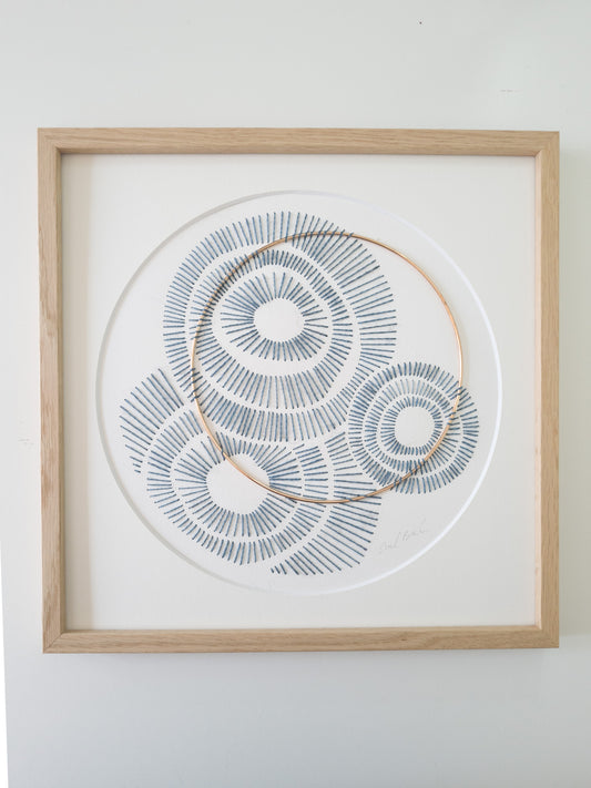 Paper embroidery (0809.01) - 30x30cm
