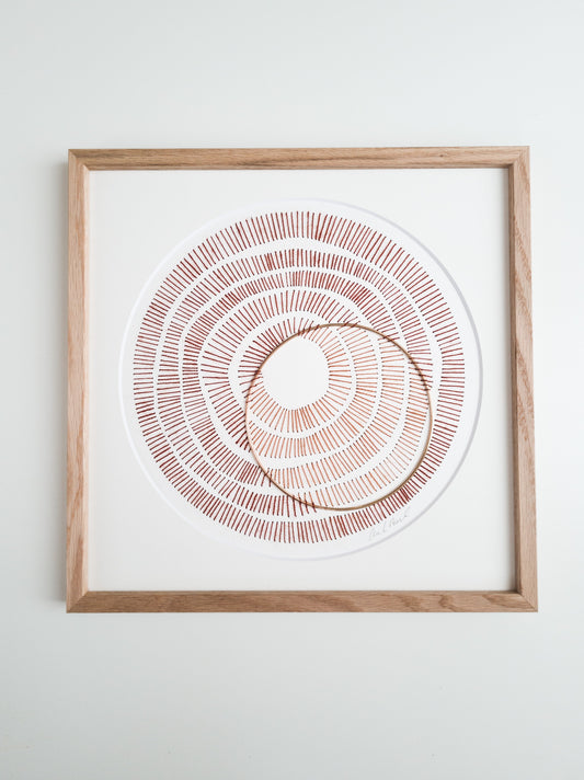 Paper embroidery (2701.01) - 30x30cm