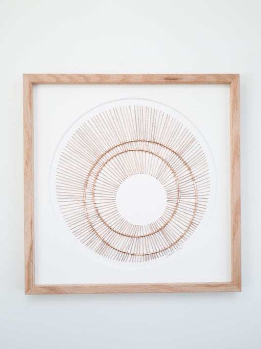 Paper embroidery (0326.01) - 30x30cm