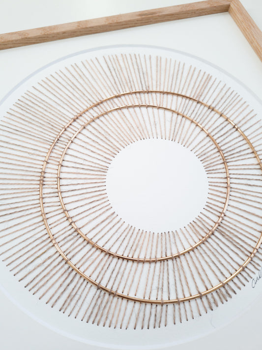 Paper embroidery (0326.01) - 30x30cm