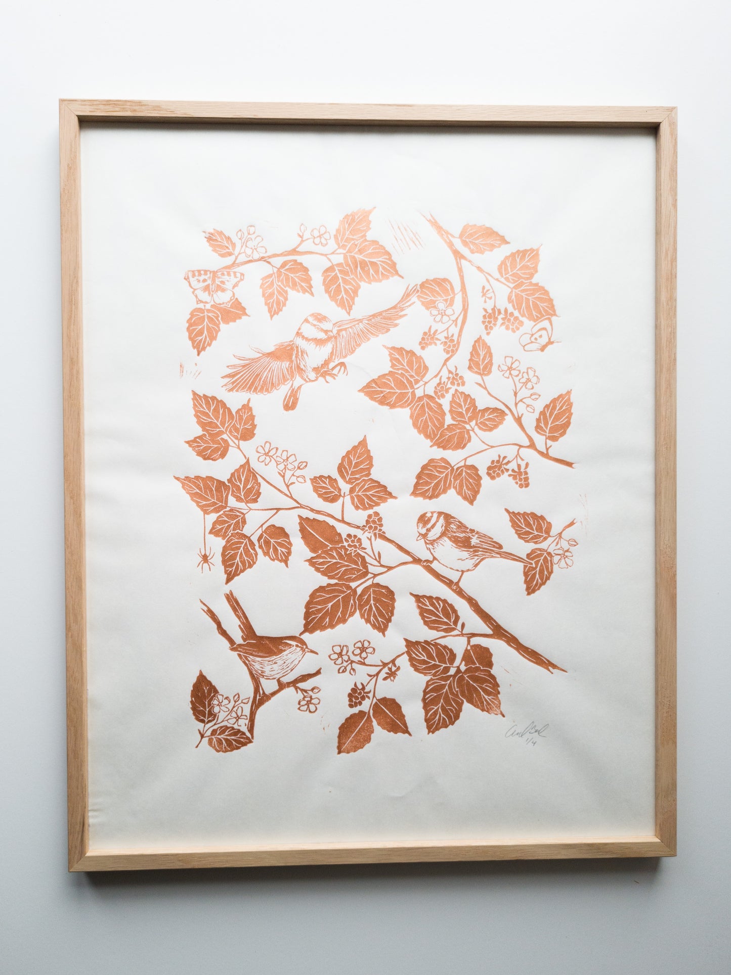 The Wild Garden (Copper) - 40x50cm